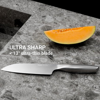 HAST 6.3-inch Santoku Knife, Ultra-Sharp, Premium Japanese Carbon Steel, Lightweight, Ergonomic & Award-Winning Design