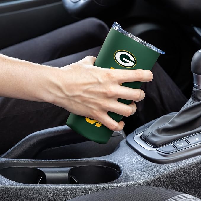 Rico Industries NFL Football Soft Touch, Easy Grip Tumbler