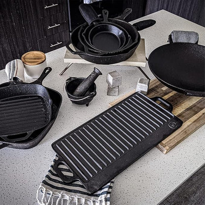 6-1/2 Inch Round Small Pre-Seasoned Cast Iron Skillet