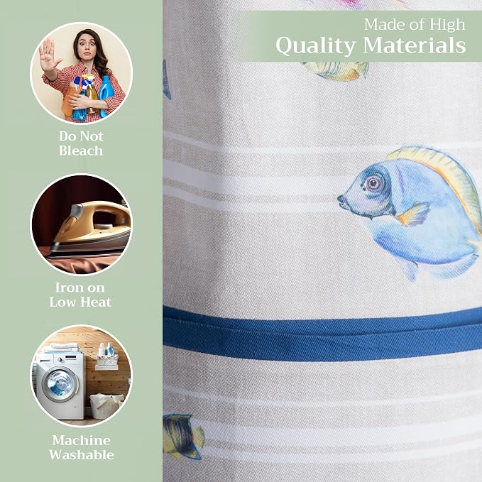 Maison d' Hermine 100% Cotton Apron for women with Pocket Kitchen Chef Apron for Men Cooking Spring Summer