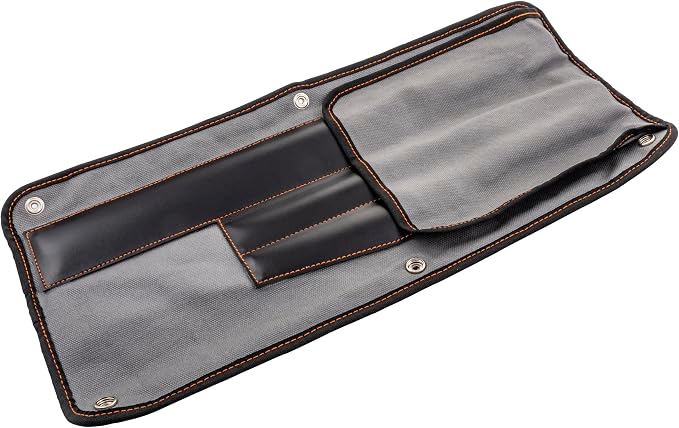 Oklahoma Joe’s Blacksmith 3‑Piece BBQ Knife Set – Full‑Tang Meat Knives with Riveted Handles & Storage Roll