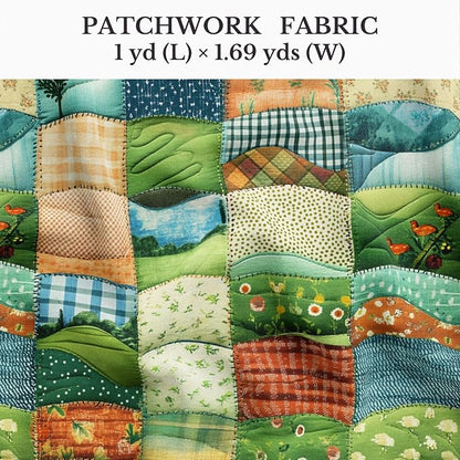 100% Cotton Fabric by the Yard – Turkish Quality Quilting & Sewing Fabric, 1 Yard x 1.69 Yards Wide, Patchwork Cotton for Crafts