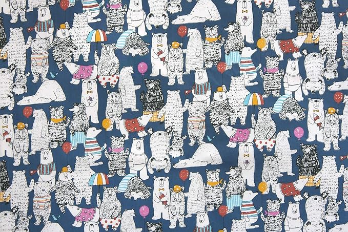 6PCS 20" x 22", 100% Cotton Fat Quarters Fabric Bundles, Quilting Fabric for Sewing Crafting (Forest)