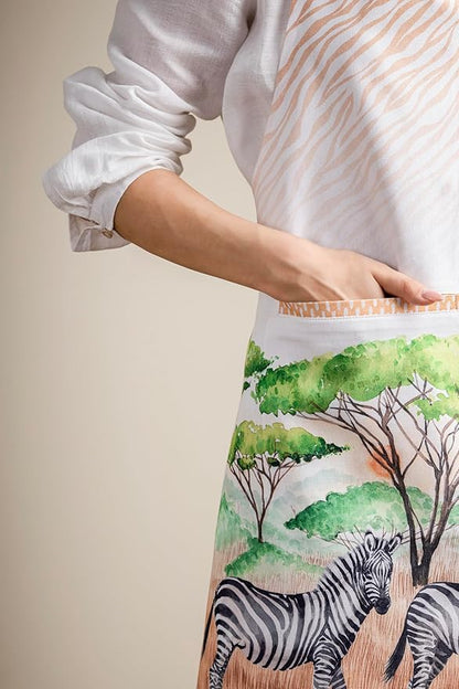 Maison d' Hermine 100% Cotton Apron for women with Pocket Kitchen Chef Apron for Men Cooking Spring Summer