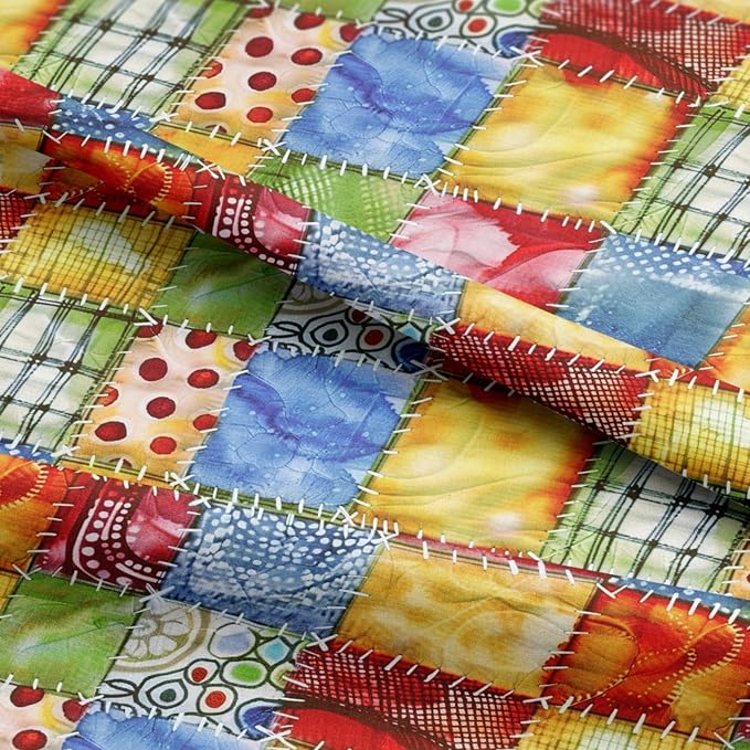 100% Cotton Fabric by the Yard – Turkish Quality Quilting & Sewing Fabric, 1 Yard x 1.69 Yards Wide, Patchwork Cotton for Crafts
