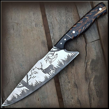Chef Knife - 8 Inch Home Essentials Sharp Kitchen knife HC Steel Japanese Knife Paring knife, Birthday Gifts for Women/Men, Gifts for Mom/Dad, Kitchen Gadgets with Premium Gift Box