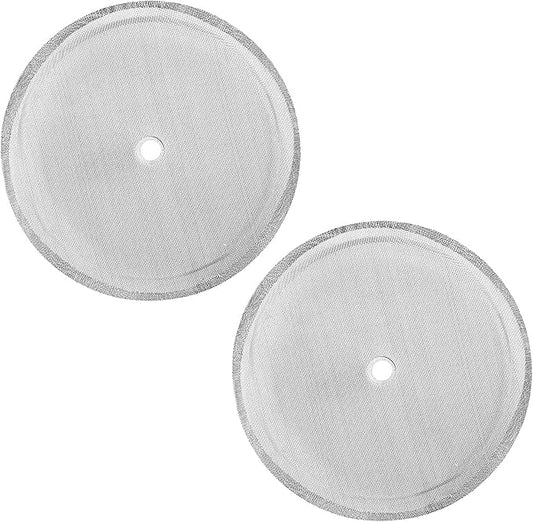 2 Packs French Press Replacement Filters Mesh Screen Perfect for 34 OZ,8 Cup French Press