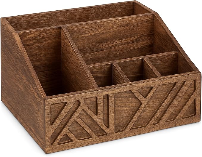 Paper Plate Dispenser |Paper Plate Holders For Kitchen Counter |Wooden Utensil Holder Silverware Organizer |Cutlery Flatware Organizer Box For Cups, Plates, Cutlery,Kitchen Accessories