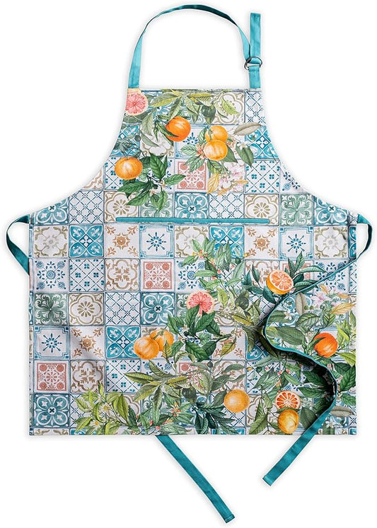 Maison d' Hermine 100% Cotton Apron for women with Pocket Kitchen Chef Apron for Men Cooking Spring Summer