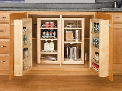 REV-A-Shelf Wood Base Cabinet Door Mount Organizer