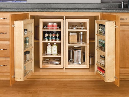 REV-A-Shelf Wood Base Cabinet Swing Out Pantry Organizer