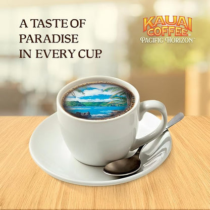 Kauai Coffee Ground Coffee – Smooth, Rich – Banana Flavor with Creamy Vanilla – Arabica Coffee, 10% Hawaiian with No Bitterness – Banana Crème, 1 Pack of 10oz