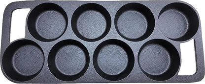 HAWOK Cast Iron Cake pan with 8 Molds…
