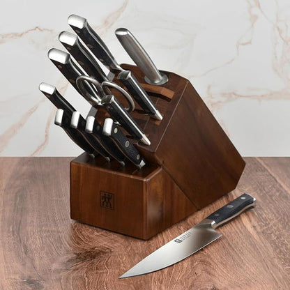 ZWILLING Spectrum 14-Piece Knife Block Set (Acacia Block)
