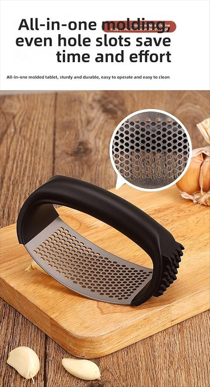 Garlic Pressing Tool Manual Circular Garlic Press Paste Garlic Mud Pressing Tool for Home Kitchen Use Crushing Tool