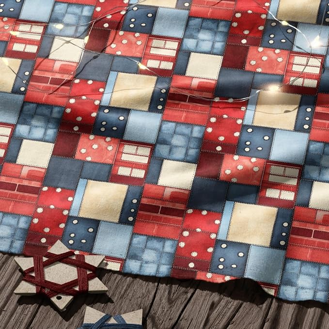 100% Cotton Fabric by the Yard – Turkish Quality Quilting & Sewing Fabric, 1 Yard x 1.69 Yards Wide, Patchwork Cotton for Crafts