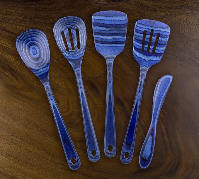 Totally Bamboo Baltique Malta Collection 12-1/2" Wooden Spatula, Safe for Nonstick