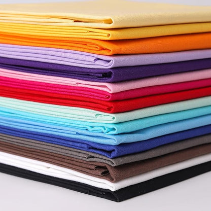 18 * 21inch Cotton Fabric, Premium Fabric Pure Quilting Fat Quarter Bundles Patchwork for Sewing DIY Craft (Colorful-16, 16PCS)