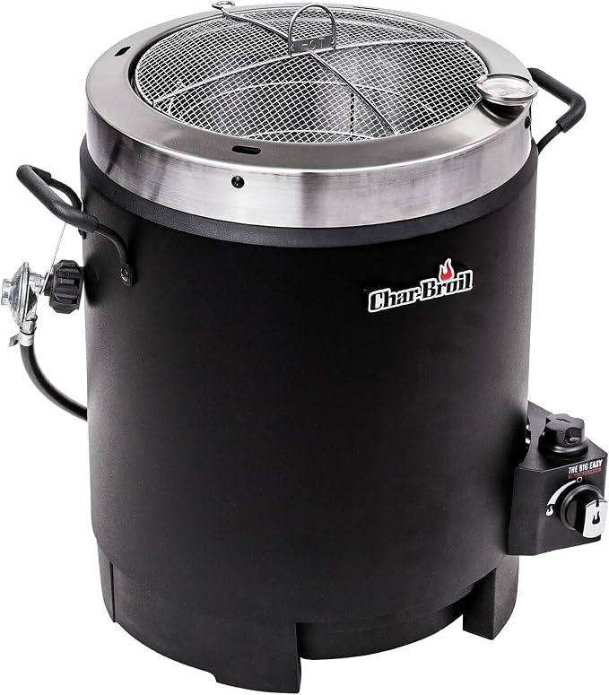 Charbroil® The Big Easy® TRU-Infrared™ Cooking Technology Propane Gas Stainless Steel Oil-Less Turkey Fryer, Black - 17102065