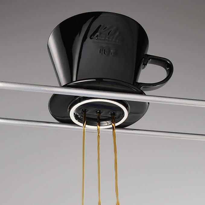 Kalita Ceramic Coffee Dripper (Black) for 2-4 Cups (#02005)