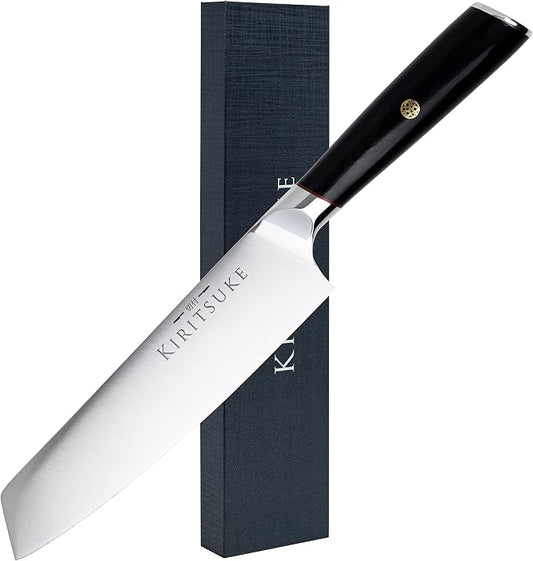 Professional Chef Knife 8 Inch Kitchen Knife - Premium Ergonomic Ultra Sharp High Carbon German Stainless Steel - Pakkawood Handle Chef's Knives