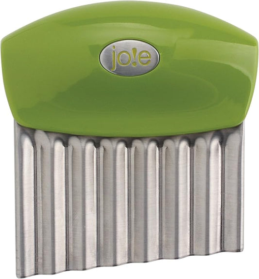 Joie Crinkle Cutter Kitchen Knife for Vegetables, Stainless Steel Blade, Colors May Vary, 1 Count