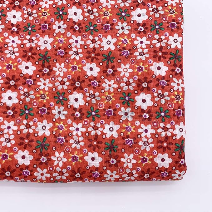 7 pcs 20" x 20" Cotton Fabric DIY Making Supplies Quilting Patchwork Fabric Fat Quarter Bundles DIY for Quilting Cotton Patchwork Cushions (Color Mixing, 20" x 20")