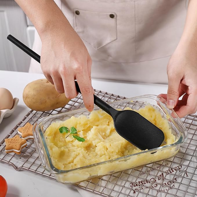 Silicone Cooking Spoon and Spatula (BakingSpatula-2pcs)