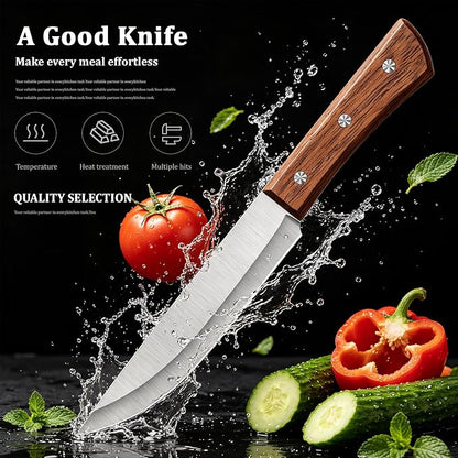 Chef Knife,11.2" Professional Kitchen Knife for Cooking,Made of Stainless Steel,Ultra Sharp for Cutting food,with Ergonomic Handle,for Home & Restaurant