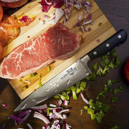 KUMA Multi Purpose Chef Knife (Set of 3) - Razor Sharp Out Of The Box - 8 Inch Chefs Knife for Carving, Slicing & Chopping - Ergonomic Handle - Professional Cooking Kitchen Knife - Cuts Like A Dream