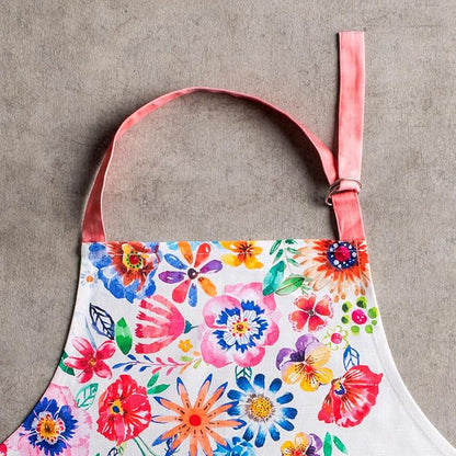 Maison d' Hermine 100% Cotton Apron for women with Pocket Kitchen Chef Apron for Men Cooking Spring Summer