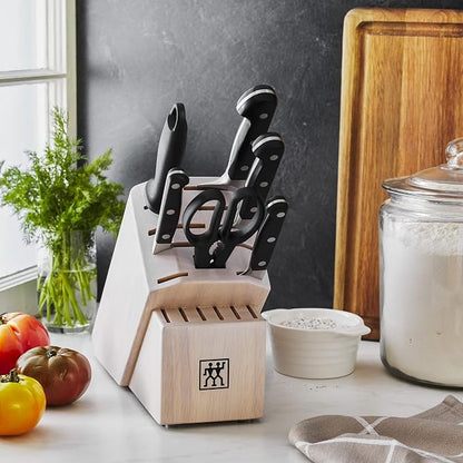 ZWILLING Pro 7-pc Knife Block Set - White