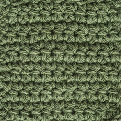 Lily Sugar'n Cream 100% Cotton Yarn 6-Pack Bundle with Bella's Crafts Stitch Markers (Sage Blend)