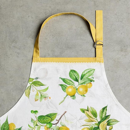 Maison d' Hermine 100% Cotton Apron for women with Pocket Kitchen Chef Apron for Men Cooking Spring Summer