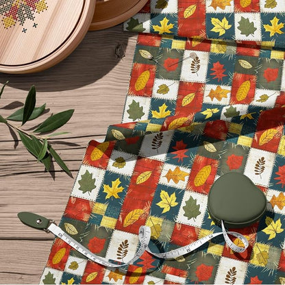 100% Cotton Fabric by the Yard – Turkish Quality Quilting & Sewing Fabric, 1 Yard x 1.69 Yards Wide, Patchwork Cotton for Crafts