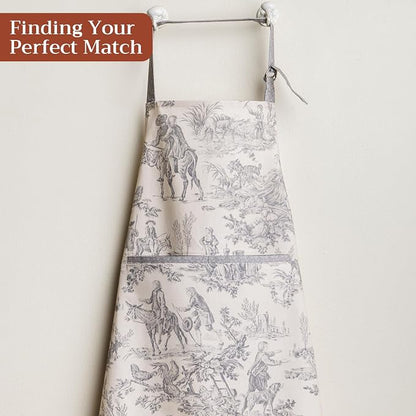 Maison d' Hermine 100% Cotton Apron for women with Pocket Kitchen Chef Apron for Men Cooking Spring Summer