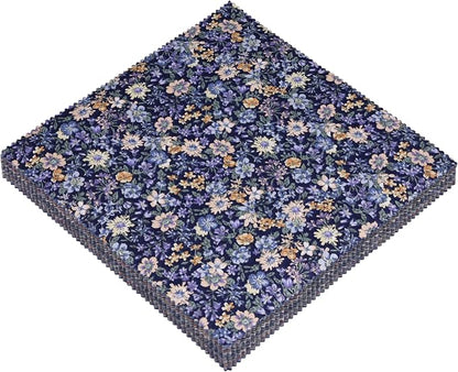 Nodsaw 42Pcs 10-inch Layer Cake Fabric, Vintage Floral Paisley Print 10x10 Cotton Fabric Squares, Layer Cakes 10 inch Squares for Quilting, Sewing, Home Décor, Bags, and Crafts