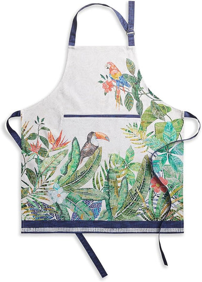 Maison d' Hermine 100% Cotton Apron for women with Pocket Kitchen Chef Apron for Men Cooking Spring Summer