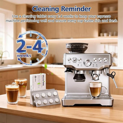 16 Pack BEC250 Espresso Cleaning Tablets Compatible with Breville Espresso Machine