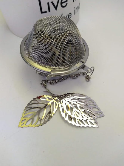 Leaves Tea Infuser Ball for Brewing Loose Dried Herbal Teas