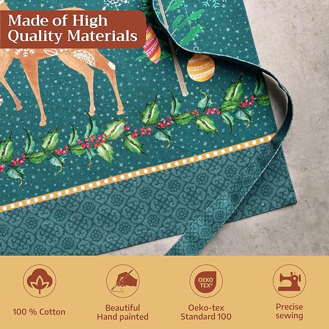 Maison d' Hermine 100% Cotton Apron for women with Pocket Kitchen Chef Apron for Men Cooking Spring Summer