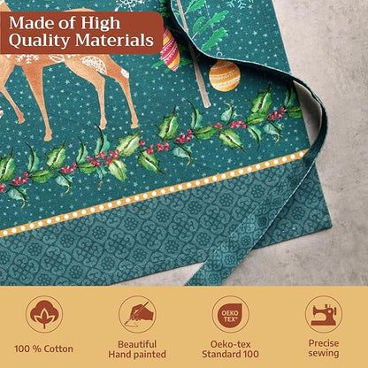 Maison d' Hermine 100% Cotton Apron for women with Pocket Kitchen Chef Apron for Men Cooking Spring Summer