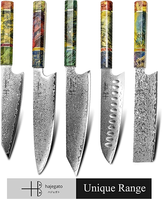 Damascus Chef Knife Petty Unique One Of Kind Handle Professional 6 Inch Japanese Chefs Kitchen Knife Vg10 67 Layers Damascus Steel Knive with Sheath