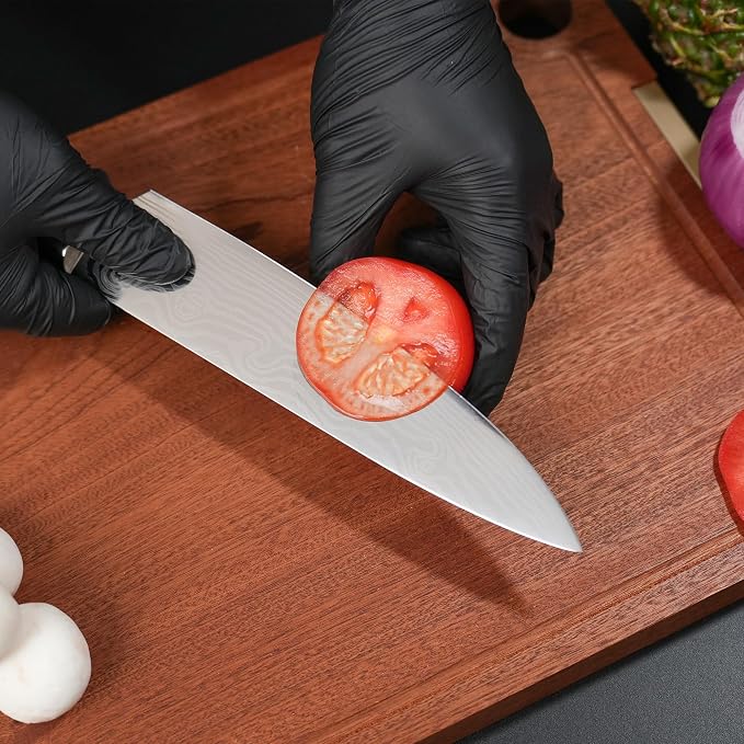 8 Inch Chef Knife- Professional Ultra Sharp Kitchen Knife Made of High-Carbon Stainless Steel (3Cr13) with Ergonomic Handle for Home Cooks & Master Chef