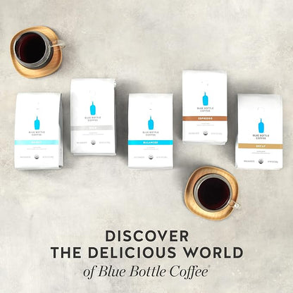 Blue Bottle Whole Bean Coffee, Dark Roast | Organic | Espresso Style | 12 Ounce | Pack of 2