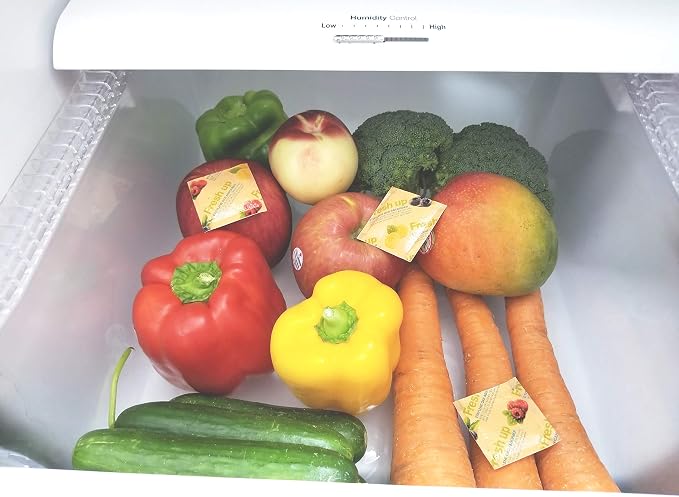 Fresh & Fresh 2 Gram (30 Pack) Produce Saver Ethylene Gas Absorber - Produce Freshness Packets Produce Saver to Extend Freshness of Vegetables, Flowers, Fruits, Banana, Kiwi, Apple, Tomato, Avocado
