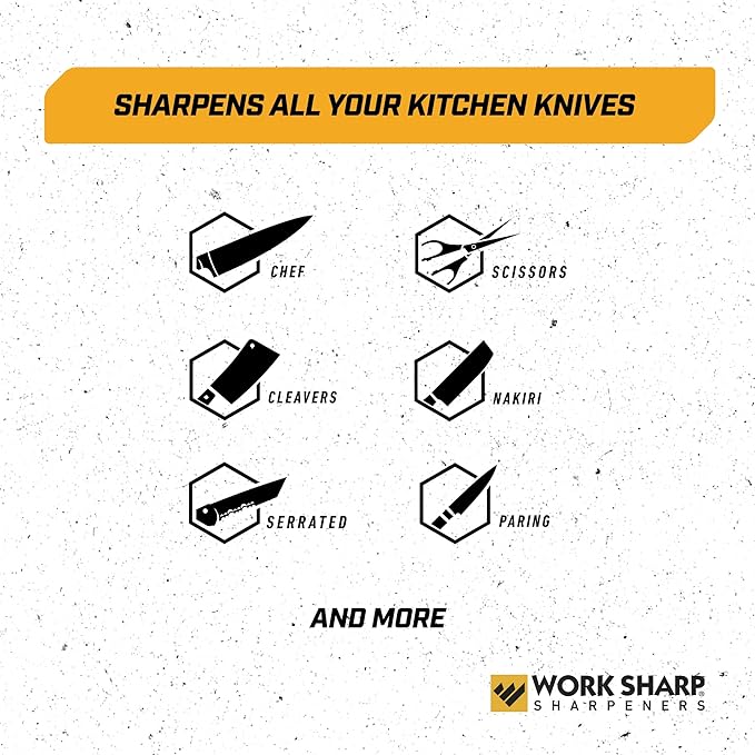 Work Sharp Professional Electric Culinary E5 Kitchen Knife Sharpener