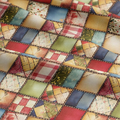 100% Cotton Fabric by the Yard – Turkish Quality Quilting & Sewing Fabric, 1 Yard x 1.69 Yards Wide, Patchwork Cotton for Crafts