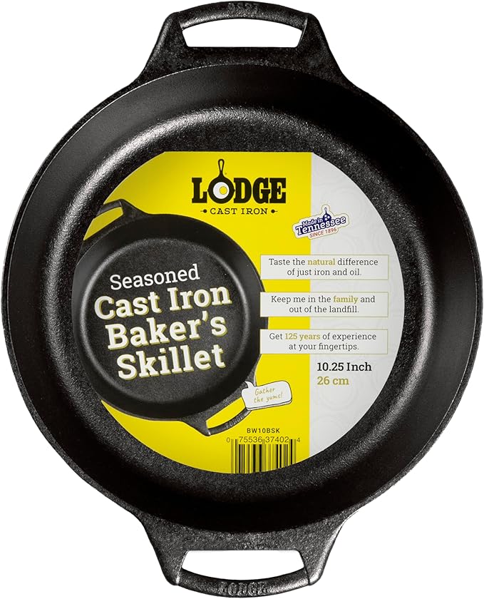 Lodge Cast Iron Baker’s Skillet