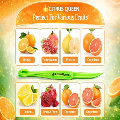 Citrus Peeler Tool 7 Pack, Orange Peeler for Easy Fruit Peeling Oranges Lemons Limes Grapefruit, Kitchen Gadget for Meal Prep and Home Use